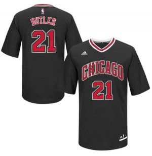 Maillot De Basket Chicago Bulls Caron Butler 21 Manches Courtes Noir